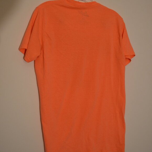 Stellar 50%Cotton 50%Polyester Orange "Clear Water Beach" "Florida" T-Shirt M - Picture 4 of 5